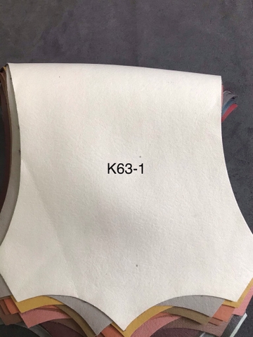 KITA-K63-1:-MÀU TRẮNG SỮA GIẢ DA VÂN XƯỚC