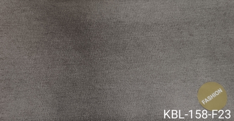 KITA-KBL-158-F23: VẢI BỐ NHUNG MỊN XÁM TRO