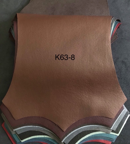 KITA-K63-8:-MÀU NÂU ĐẤT VẢI GIẢ DA VÂN XƯỚC