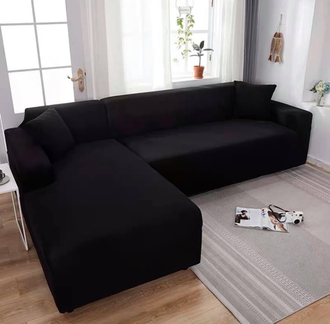 KITA-COT-PIXIE-13:-ÁO TRÙM COTTON TRƠN - MÀU ĐEN