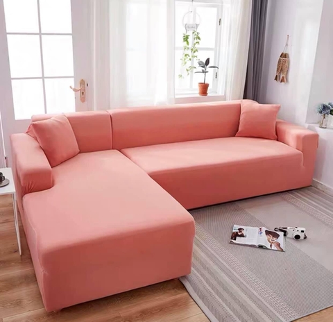 KITA-COT-PIXIE-16:-ÁO TRÙM COTTON TRƠN - MÀU HỒNG CAM