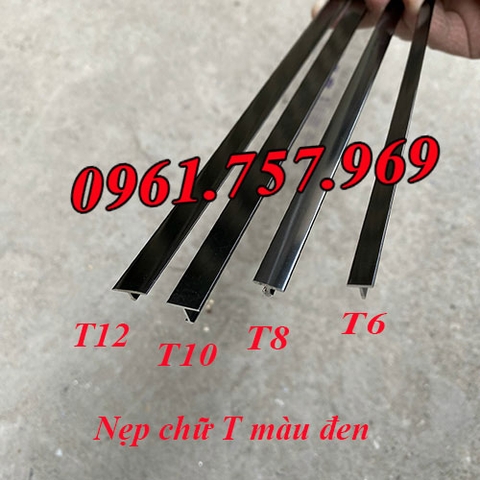 NẸP CHỮ T MÀU ĐEN