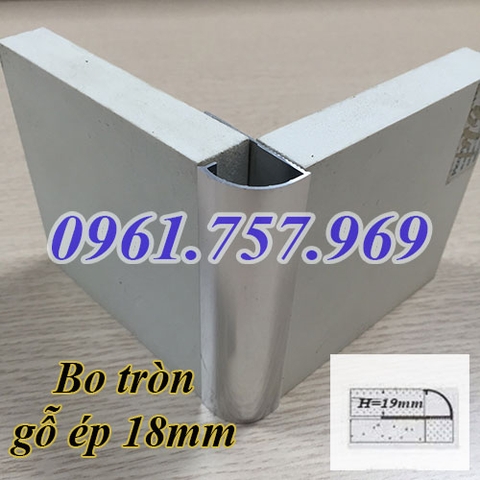 Nẹp bo tròn ván gỗ 18mm