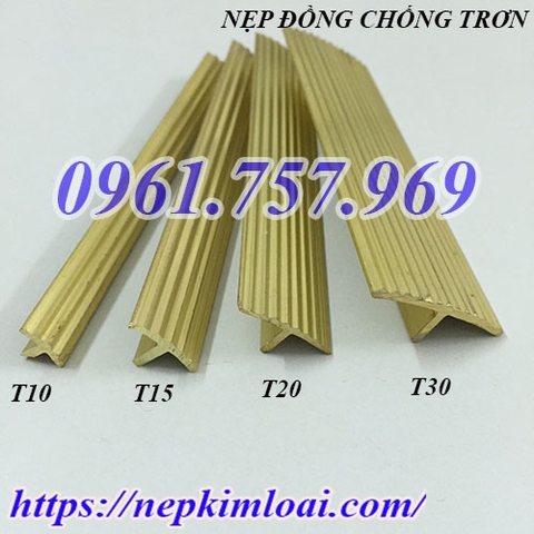 Nẹp đồng chống trơn