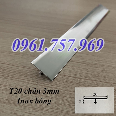 Nẹp inox chữ T