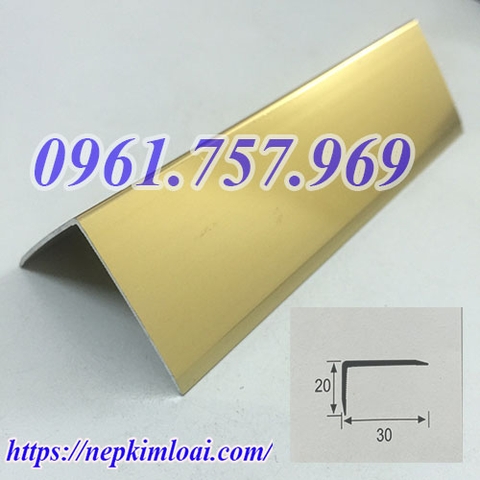 Nẹp nhôm chữ L20x30