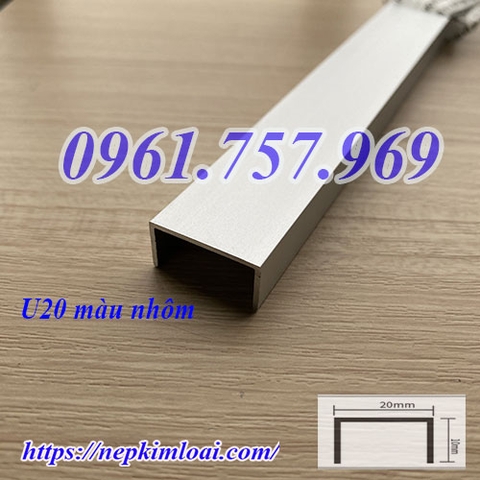 Nẹp nhôm U20