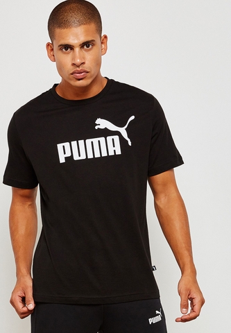 ÁO PUMA ESSENTIALS LOGO BLACK S (851740-01)