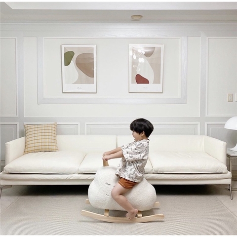 Ghế bập bênh cầu vồng cao cấp - Rainbow Rocking Chair