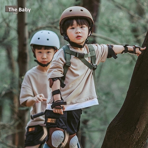 Bộ bảo hộ trẻ em - Mũ bảo hiểm, bảo hộ đầu gối, khuỷu tay cao cấp