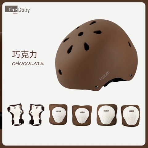 Bộ bảo hộ trẻ em - Mũ bảo hiểm, bảo hộ đầu gối, khuỷu tay cao cấp