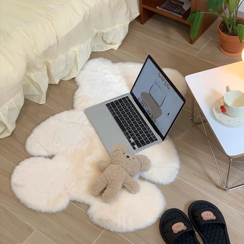 Thảm lông gấu xinh xắn, Hàn Quốc | Bear Carpet