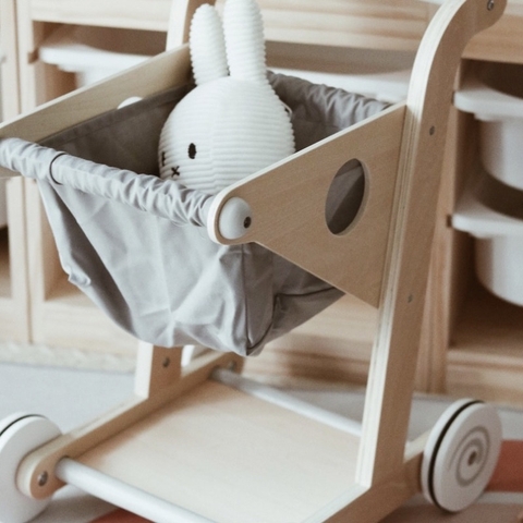 Xe gỗ tập đi trẻ em Hàn Quốc cao cấp | Baby Walker