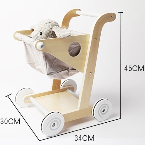 Xe gỗ tập đi trẻ em Hàn Quốc cao cấp | Baby Walker