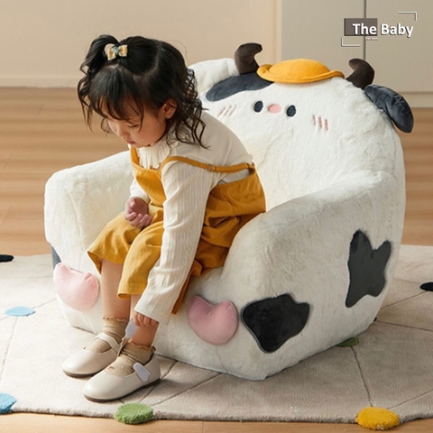 Ghế bò sữa cho trẻ em, lông mềm cao cấp | Dairy Cow Chair