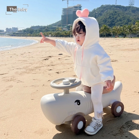 Xe chòi chân Baby Shark trẻ em cao cấp || Baby Shark Car