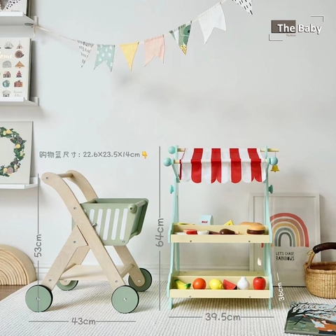 Tiệm tạp hóa đồ chơi gỗ cao cấp / Grocery Store Toys