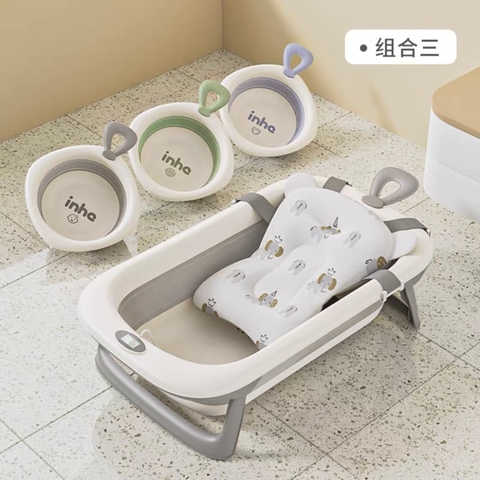 Bồn tắm trẻ em Inhe gấp gon cao cấp / Inhe Bathtub