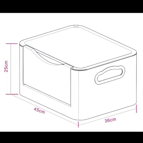 Hộp lưu trữ đồ trẻ em Pastel cao cấp / Pastel Box