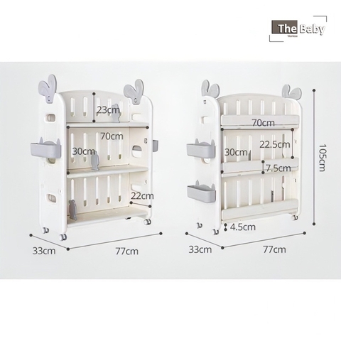Kệ sách Rabit trẻ em cao cấp / Rabit Bookshelf