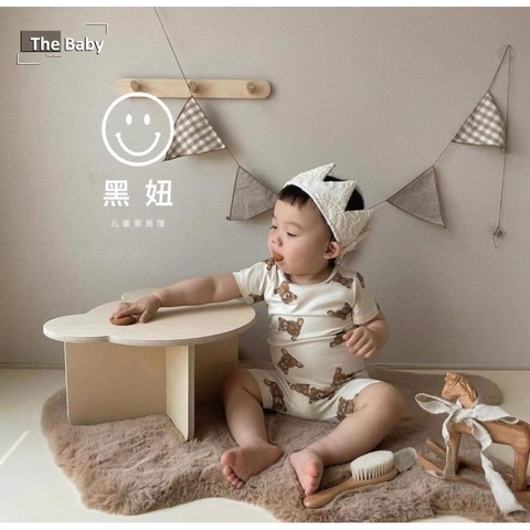Bàn gỗ Bear mini trẻ em cao cấp / Bear Table