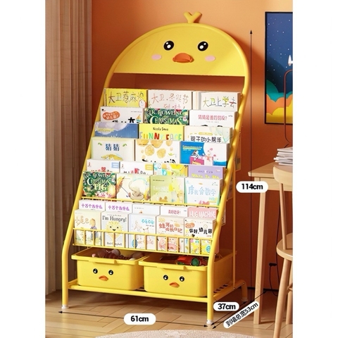 Kệ sách Vịt vàng nhập khẩu cao cấp / Yellow Duck Bookshelf
