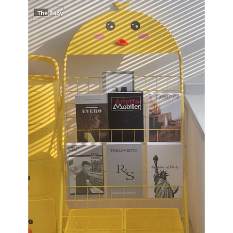 Kệ sách Vịt vàng nhập khẩu cao cấp / Yellow Duck Bookshelf