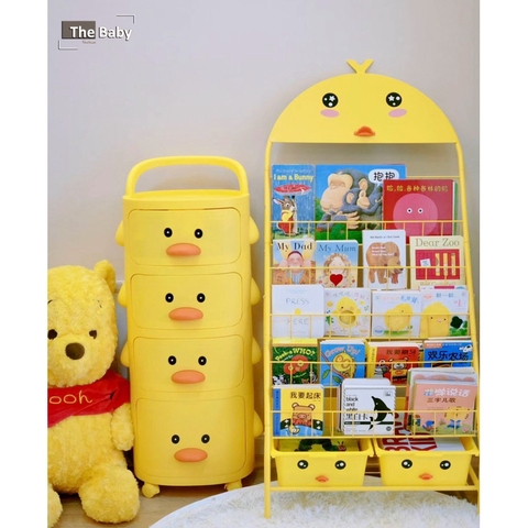 Kệ sách Vịt vàng nhập khẩu cao cấp / Yellow Duck Bookshelf