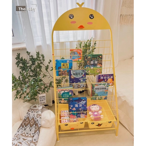 Kệ sách Vịt vàng nhập khẩu cao cấp / Yellow Duck Bookshelf