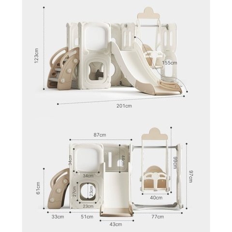 Bộ cầu trượt Hobby đa năng cao cấp / Hobby Slide