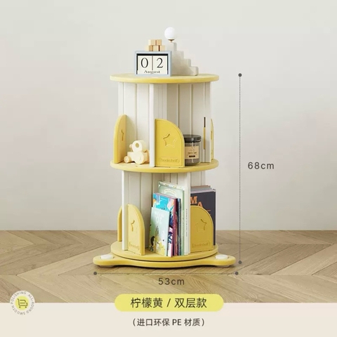 Kệ sách xoay 360 độ trẻ em nhập khẩu cao cấp / Hobby Bookshelf