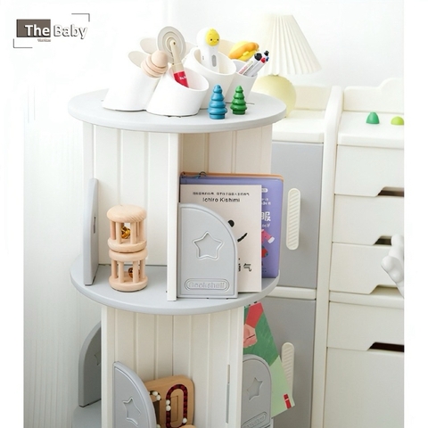 Kệ sách xoay 360 độ trẻ em nhập khẩu cao cấp / Hobby Bookshelf