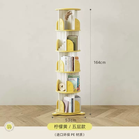 Kệ sách xoay 360 độ trẻ em nhập khẩu cao cấp / Hobby Bookshelf