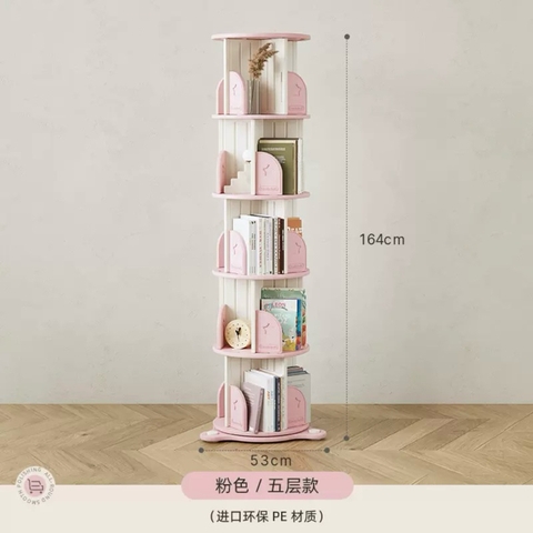 Kệ sách xoay 360 độ trẻ em nhập khẩu cao cấp / Hobby Bookshelf