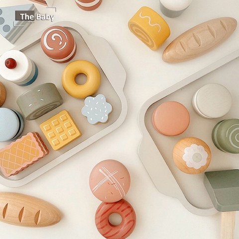 Bộ đồ chơi gỗ NunuKid trẻ em nhập khẩu cao cấp / NunuKid Food Toys