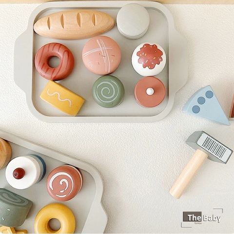 Bộ đồ chơi gỗ NunuKid trẻ em nhập khẩu cao cấp / NunuKid Food Toys