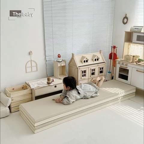 Đệm nằm trẻ em gấp gọn cao cấp