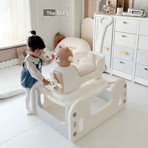 Bộ xe Bear trẻ em đa chức năng cao cấp / Bear Car