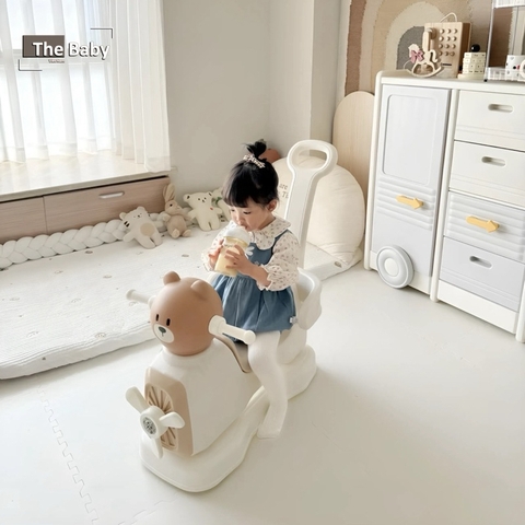 Bộ xe Bear trẻ em đa chức năng cao cấp / Bear Car