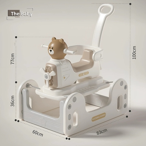 Bộ xe Bear trẻ em đa chức năng cao cấp / Bear Car