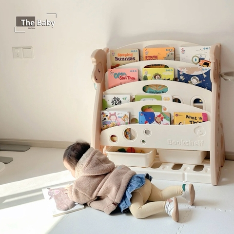 Kệ sách Giraffe trẻ em nhập khẩu cao cấp / Giraffe Bookshelf