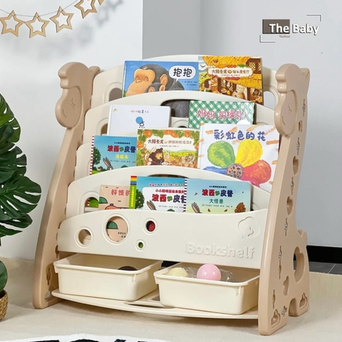 Kệ sách Giraffe trẻ em nhập khẩu cao cấp / Giraffe Bookshelf