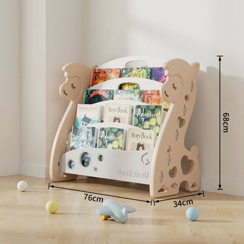 Kệ sách Giraffe trẻ em nhập khẩu cao cấp / Giraffe Bookshelf