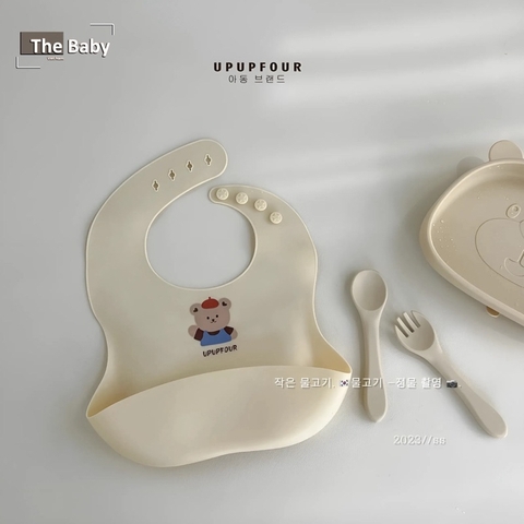 Yếm ăn dặm trẻ em UpupFour nhập khẩu cao cấp / UpupFour Bibs