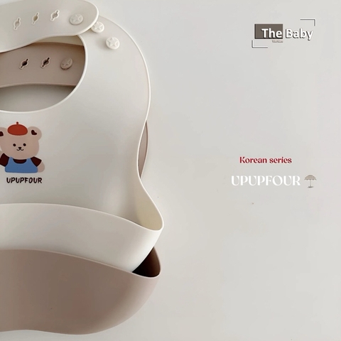 Yếm ăn dặm trẻ em UpupFour nhập khẩu cao cấp / UpupFour Bibs