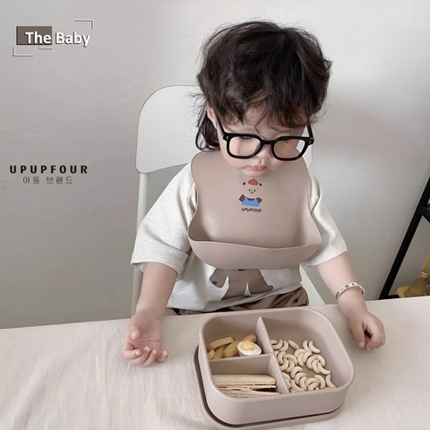 Yếm ăn dặm trẻ em UpupFour nhập khẩu cao cấp / UpupFour Bibs