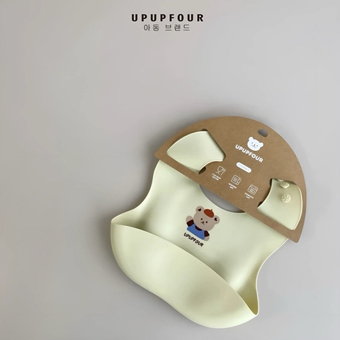 Yếm ăn dặm trẻ em UpupFour nhập khẩu cao cấp / UpupFour Bibs