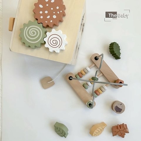 Hộp đồ chơi gỗ trẻ em nhập khẩu cao cấp / Mamimami Toys