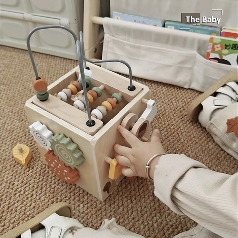 Hộp đồ chơi gỗ trẻ em nhập khẩu cao cấp / Mamimami Toys