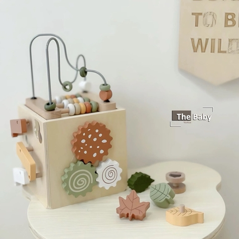 Hộp đồ chơi gỗ trẻ em nhập khẩu cao cấp / Mamimami Toys